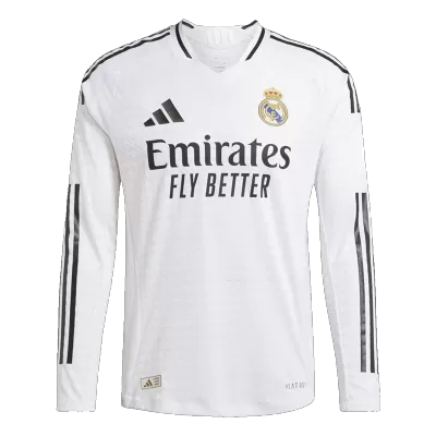 Real Madrid Home Authentic Jersey 2024/25 - Long Sleeve - ijersey