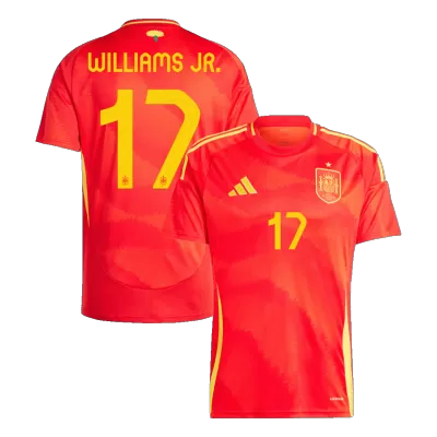 WILLIAMS JR. #17 Spain Jersey EURO 2024 Home - ijersey