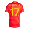 WILLIAMS JR. #17 Spain Jersey EURO 2024 Home - ijersey