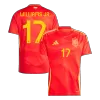 WILLIAMS JR. #17 Spain Jersey EURO 2024 Home - ijersey