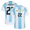 L.MARTÍNEZ #22 Argentina Jersey 2024 Authentic Home - ijersey