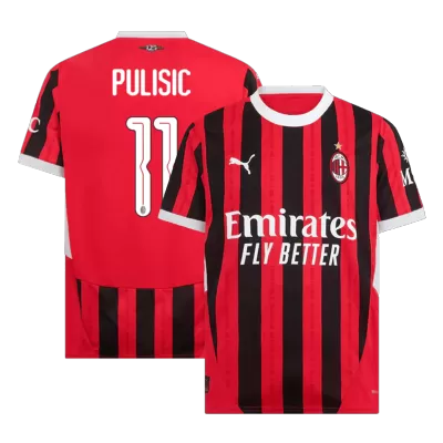 PULISIC #11 AC Milan Jersey 2024/25 Home - UCL - ijersey