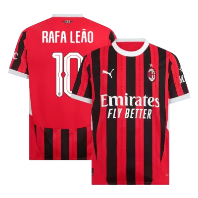 RAFA LEÃO #10 AC Milan Jersey 2024/25 Home - UCL - ijersey