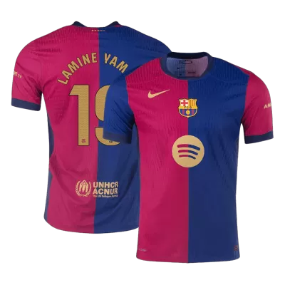 LAMINE YAMAL #19 Barcelona Jersey 2024/25 Authentic Home Spotify Logo Without Text - ijersey