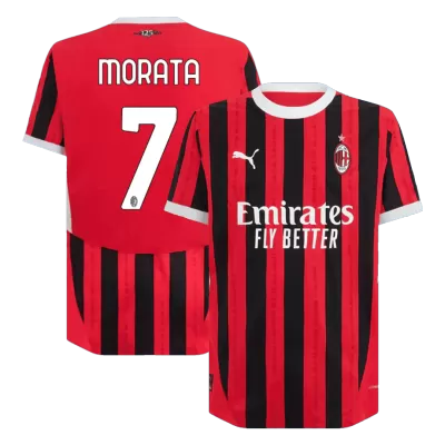 MORATA #7 AC Milan Jersey 2024/25 Authentic Home - ijersey