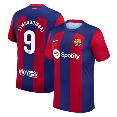 LEWANDOWSKI #9 Barcelona Jersey 2023/24 Home - ijersey