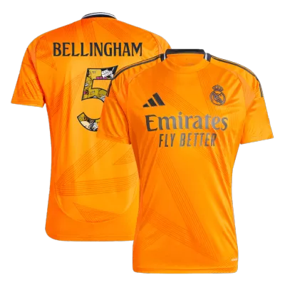 BELLINGHAM #5 Real Madrid Jersey 2024/25 Away - Bear Champ Font - ijersey