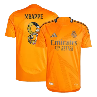 MBAPPÉ #9 Real Madrid Jersey 2024/25 Authentic Away - Bear Champ Font - ijersey