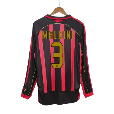 MALDINI #3 AC Milan Jersey 2006/07 Home Retro - Long Sleeve - ijersey