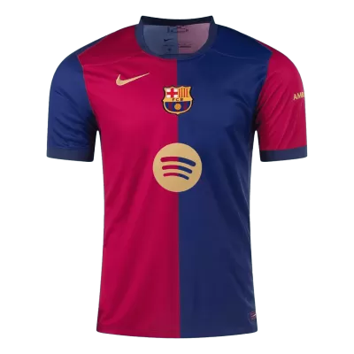 Barcelona Jersey 2024/25 Home-Spotify Logo Without Text - ijersey