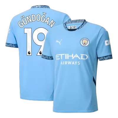 GÜNDOĞAN #19 Manchester City Jersey 2024/25 Home - ijersey