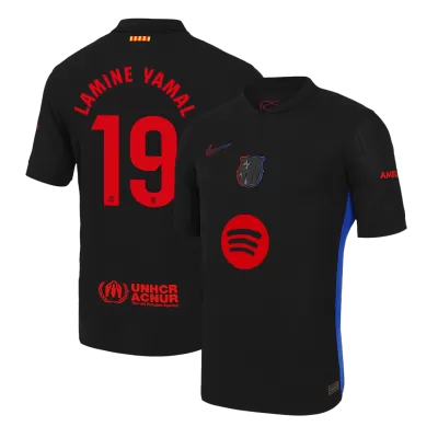 LAMINE YAMAL #19 Barcelona Jersey 2024/25 Authentic Away - Spotify Logo Without Text - ijersey