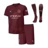 Youth Manchester City Jersey Whole Kit 2024/25 Third - ijersey