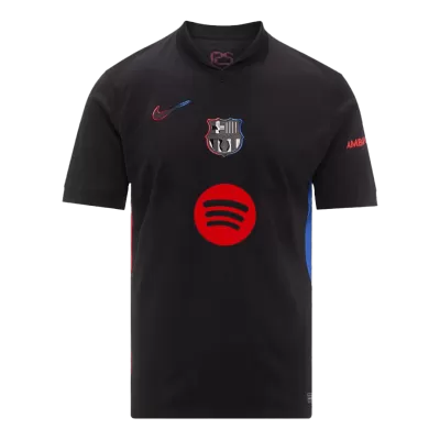 Barcelona Jersey 2024/25 Away- Spotify Logo Without Text - ijersey