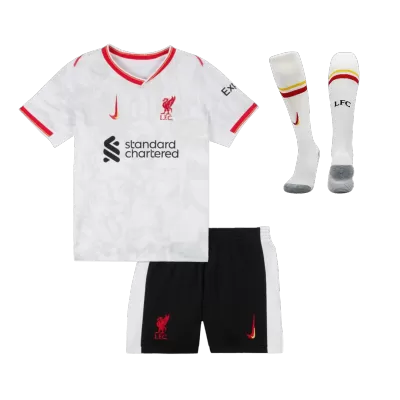 Youth Liverpool Jersey Whole Kit 2024/25 Third - ijersey