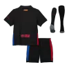 Youth Barcelona Jersey Whole Kit 2024/25 Away - Spotify Logo Without Text - ijersey