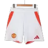 Manchester United Soccer Shorts 2024/25 Authentic Home - ijersey