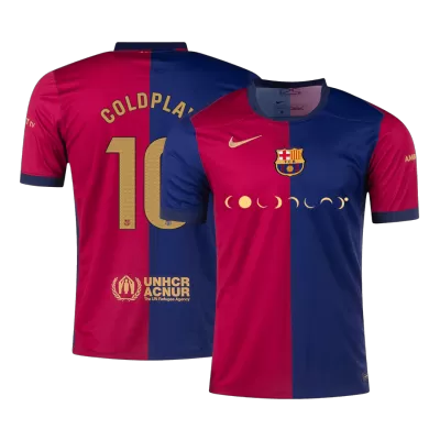 COLDPLAY #10 Barcelona Jersey 2024/25 Home - ijersey