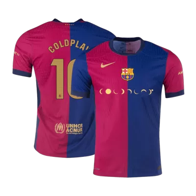 COLDPLAY #10 Authentic Barcelona Jersey 2024/25 Home - ijersey