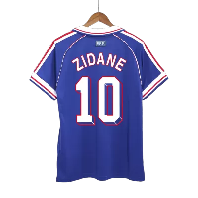 ZIDANE #10 France Jersey 1998 Home Retro - ijersey