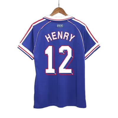 HENRY #12 France Jersey 1998 Home Retro - ijersey