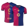 LEWANDOWSKI #9 Barcelona Jersey 2024/25 Authentic Home - Spotify Logo Without Text - ijersey