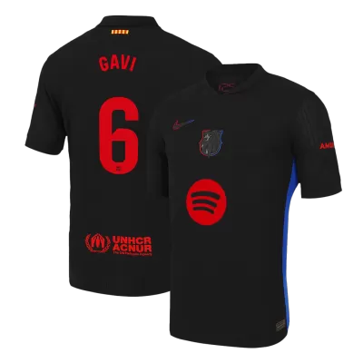 GAVI #6 Barcelona Jersey 2024/25 Authentic Away - Spotify Logo Without Text - ijersey