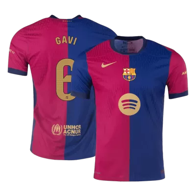 GAVI #6 Barcelona Jersey 2024/25 Authentic Home - Spotify Logo Without Text - ijersey