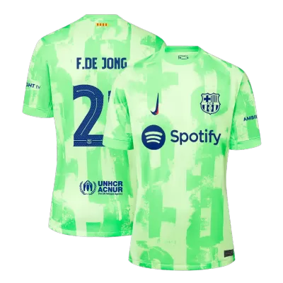 F.DE JONG #21 Barcelona Jersey 2024/25 Third Away - UCL - ijersey