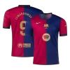 LEWANDOWSKI #9 Barcelona Jersey 2024/25 Home- Spotify Logo Without Text - ijersey