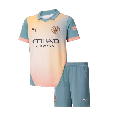 Youth Manchester City Jersey Kit 2024/25 Fourth Away- UCL - ijersey