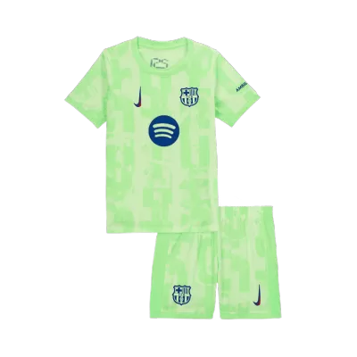 Youth Barcelona Jersey Kit 2024/25 Third - UCL (Spotify Logo Without Text) - ijersey