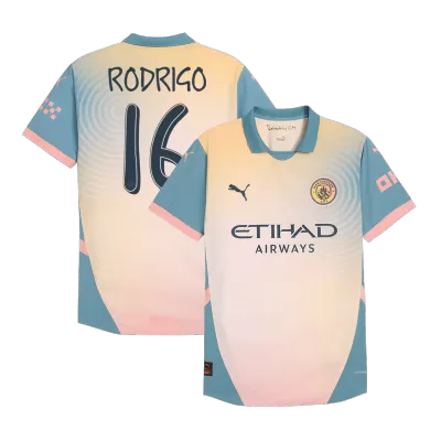 RODRIGO #16 Manchester City Jersey 2024/25 Authentic Fourth Away - UCL - ijersey