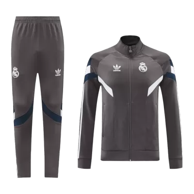 Real Madrid Jacket Tracksuit 2024/25 - Gray - ijersey