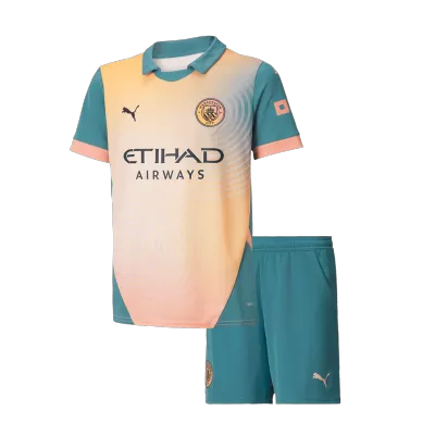 Youth Manchester City Jersey Kit 2024/25 Fourth Away- Definitely City (UCL) - ijersey