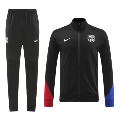 Barcelona Jacket Tracksuit 2024/25 - Black - ijersey