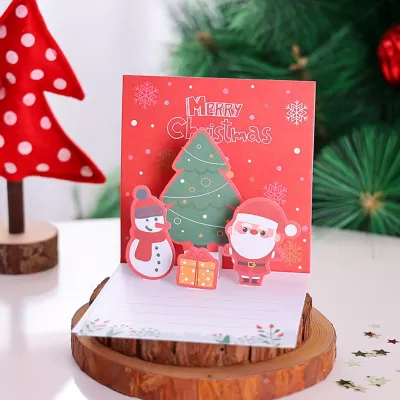 1 Pcs Random Style Personalized Christmas Greeting Card - ijersey