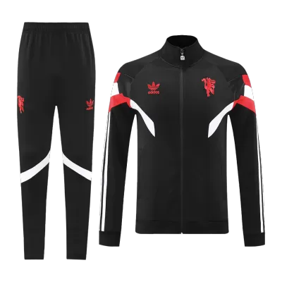 Manchester United Jacket Tracksuit 2024/25 - Black - ijersey