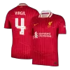 VIRGIL #4 Liverpool Jersey 2024/25 Home - UCL - ijersey