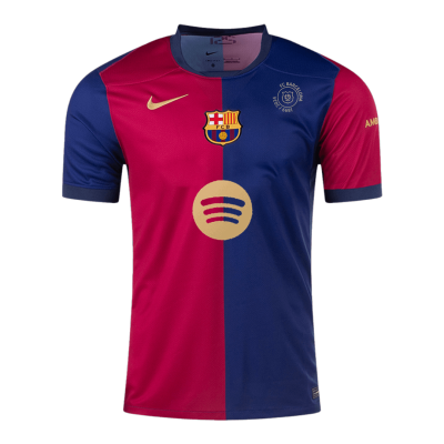 Barcelona Jersey 2024/25 Home - 125th Anniversary(Spotify Logo Without Text) - ijersey