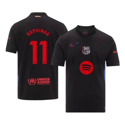 RAPHINHA #11 Barcelona Jersey 2024/25 Away -（Spotify Logo Without Text） - ijersey