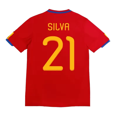 SILVA #21 Spain Jersey 2010 Home Retro - ijersey