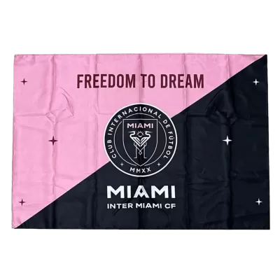 Inter Miami CF Soccer Flag Pink&Black - ijersey