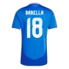 BARELLA #18 Italy Jersey EURO 2024 Home - ijersey