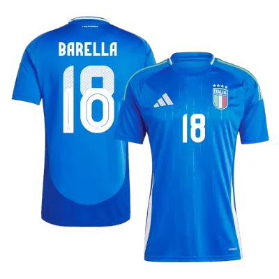 BARELLA #18 Italy Jersey EURO 2024 Home - ijersey