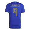 J.ALVAREZ #9 Argentina Jersey 2024 Away - ijersey