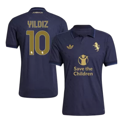 YILDIZ #10 Juventus Jersey 2024/25 Authentic Third- Save The Children Sponsor - ijersey