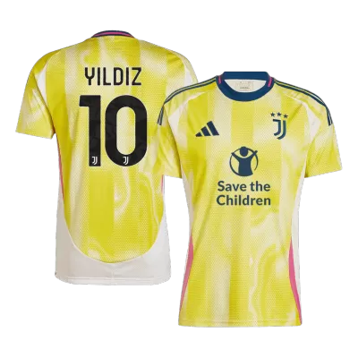 YILDIZ #10 Juventus Jersey 2024/25 Away - Save The Children Sponsor  - ijersey