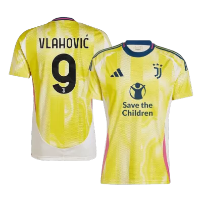 VLAHOVIĆ #9 Juventus Jersey 2024/25 Away - Save The Children Sponsor  - ijersey