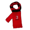 AC Milan Soccer knitting Scarf Red Red&Black - ijersey